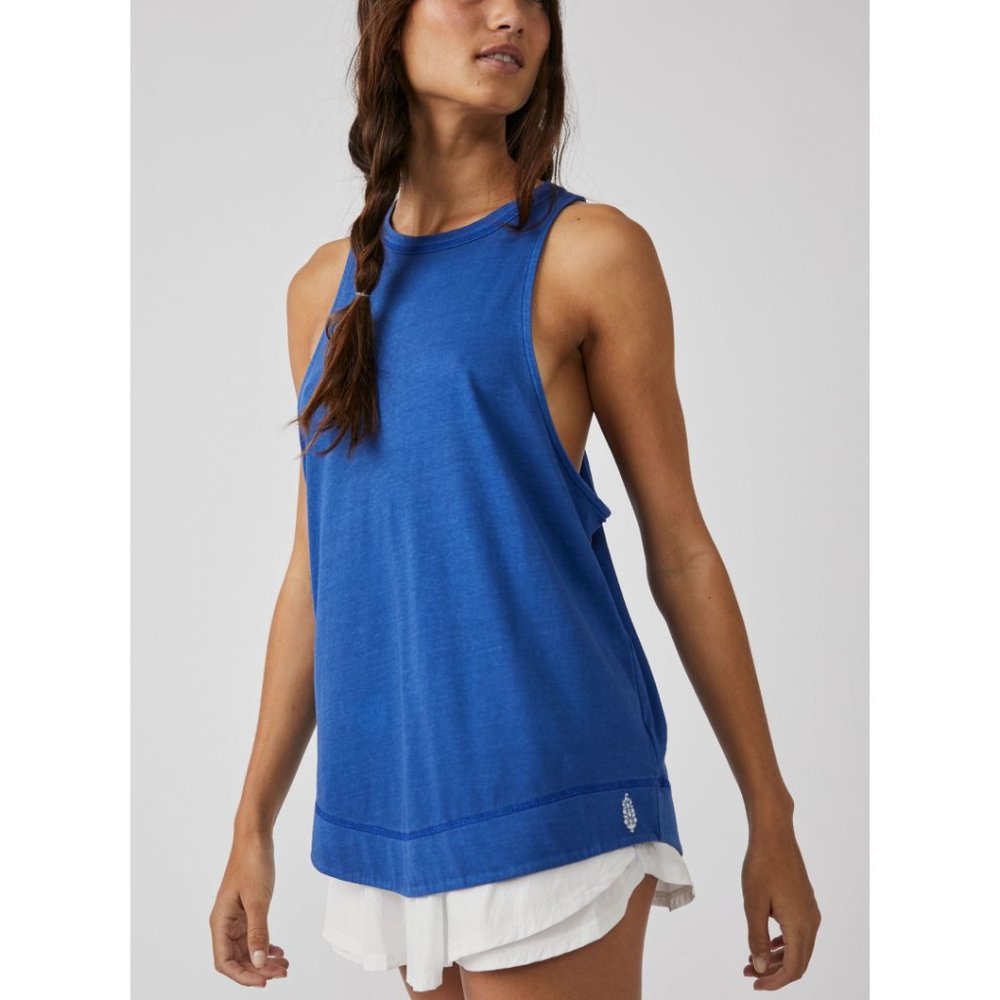 🎉LAST CHANCE🎉 NWT FP Movement Inhale Solid Tank / Sapphire - Picture 2 of 6